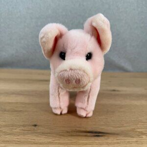 Douglas The Cuddle Toy Betina Pink Pig Plush Small 8" Cute Soft Farm Animal NEW